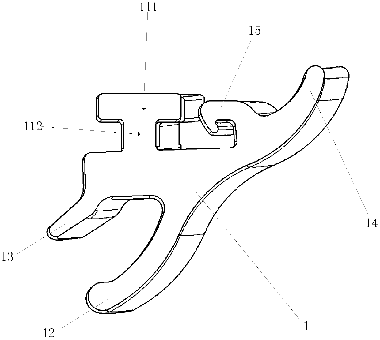 Vehicle door C-pillar parting sealing strip structure