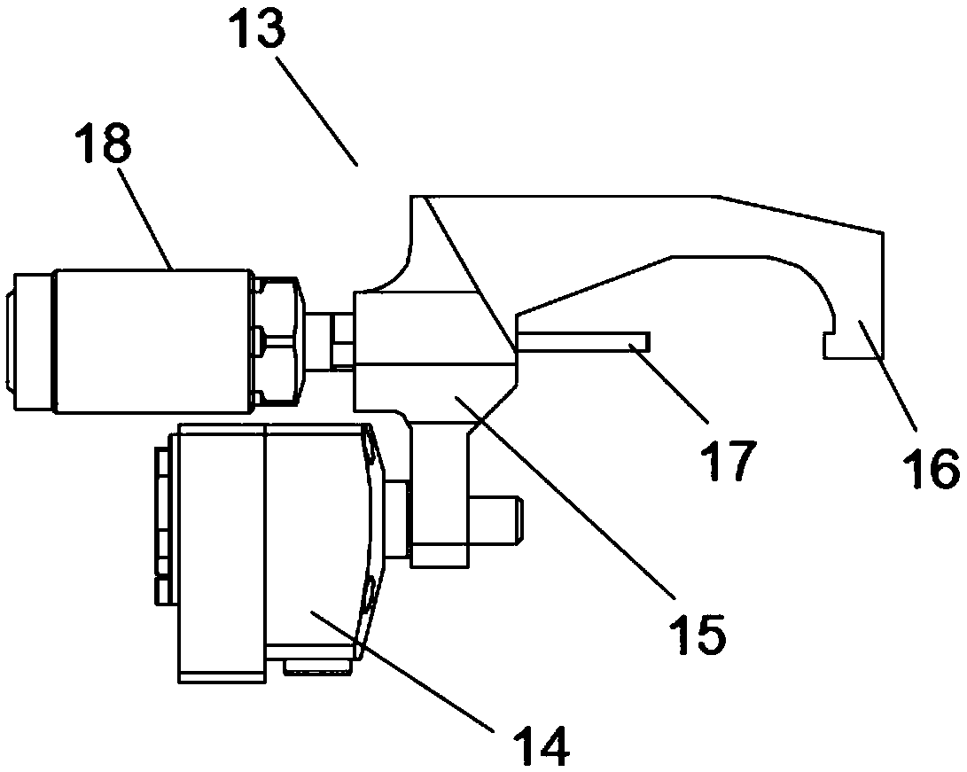Hydraulic fixture for hub bracket five-axis machine tool machining