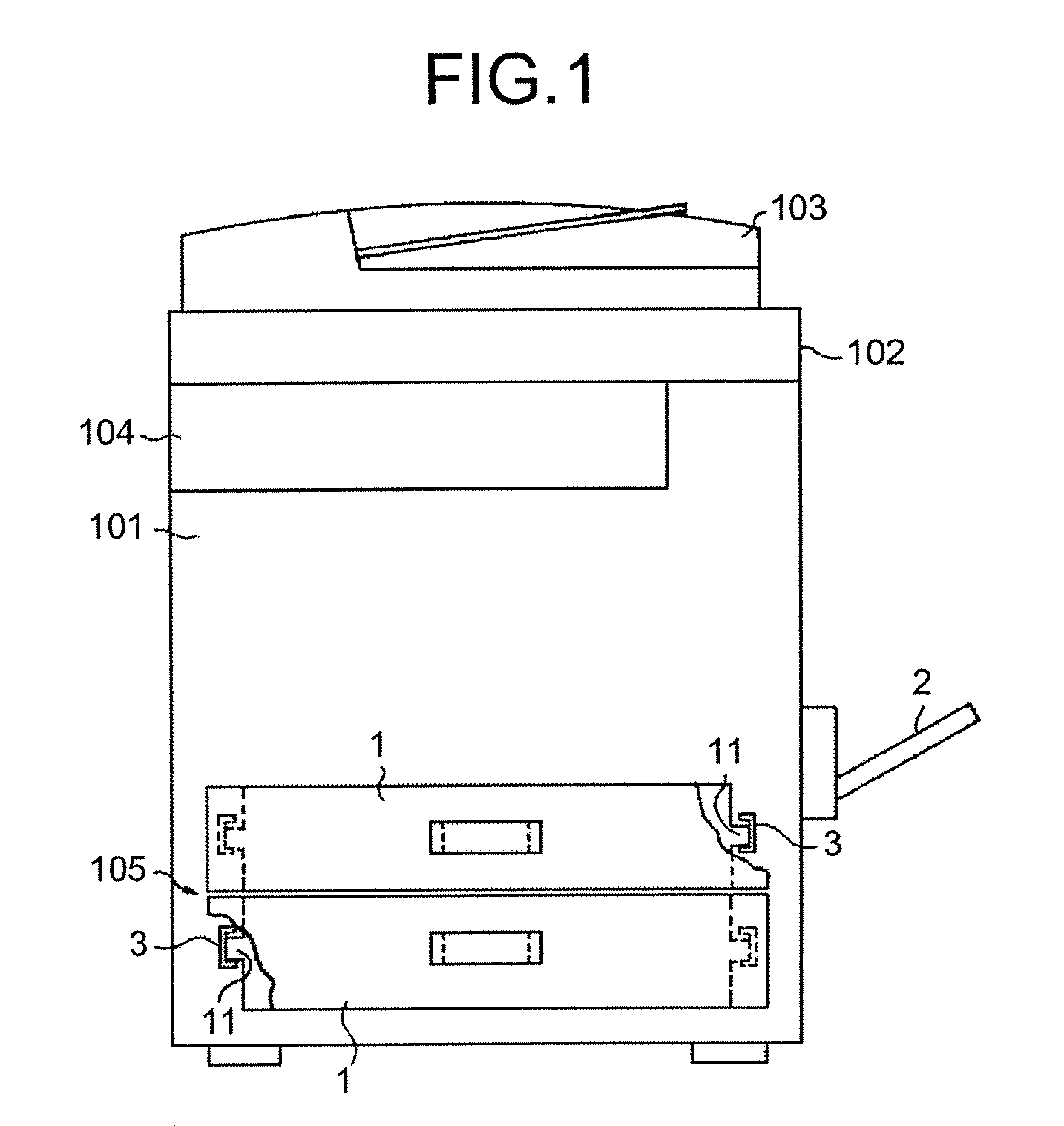 Functional unit positioning device and image forming apparatus
