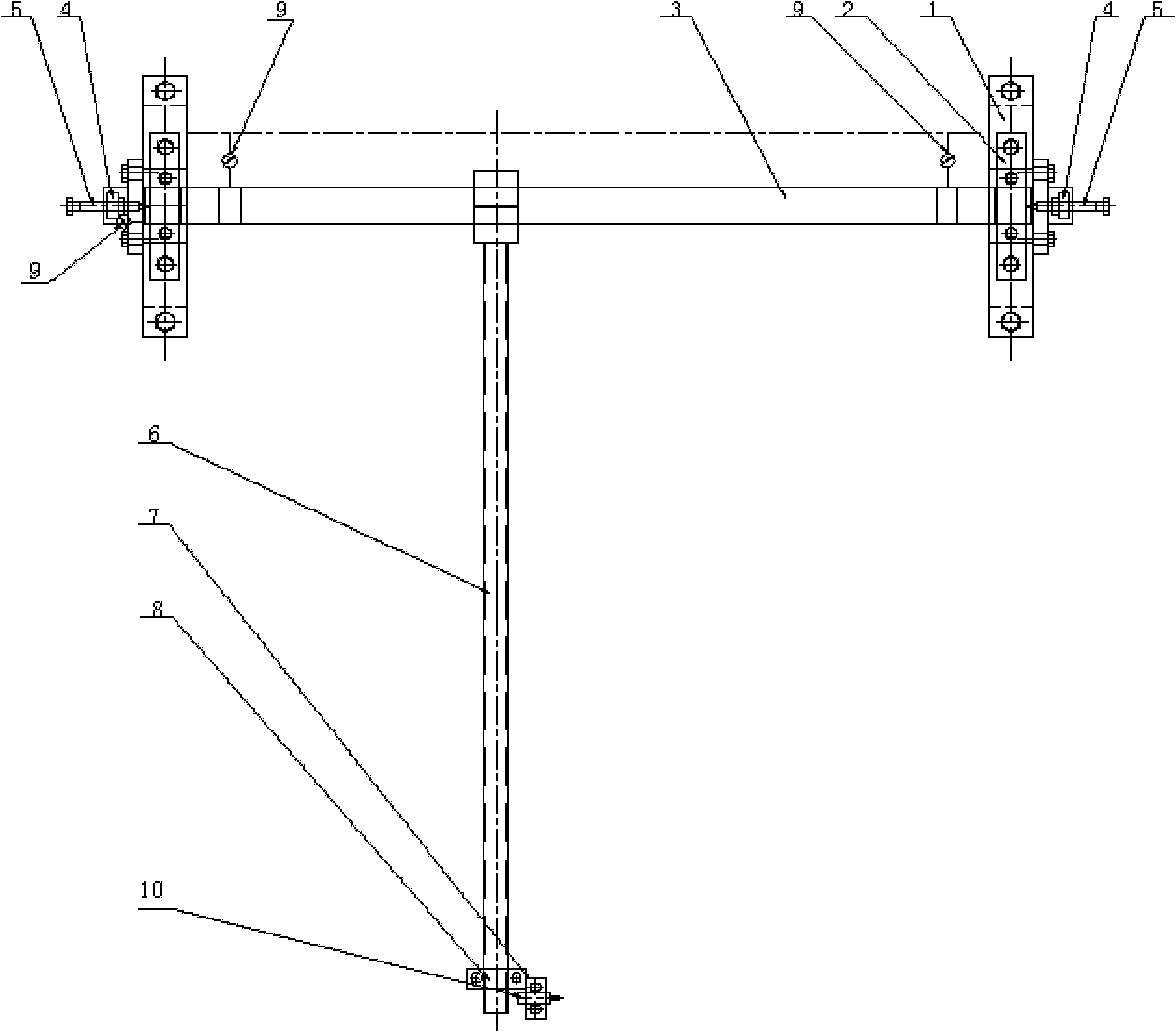Method for adjusting verticality of rolling mill