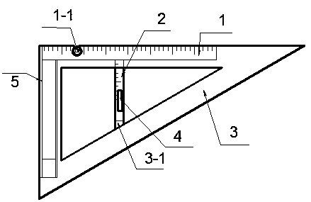 Triangle board teaching aid for drawing parallel lines quickly