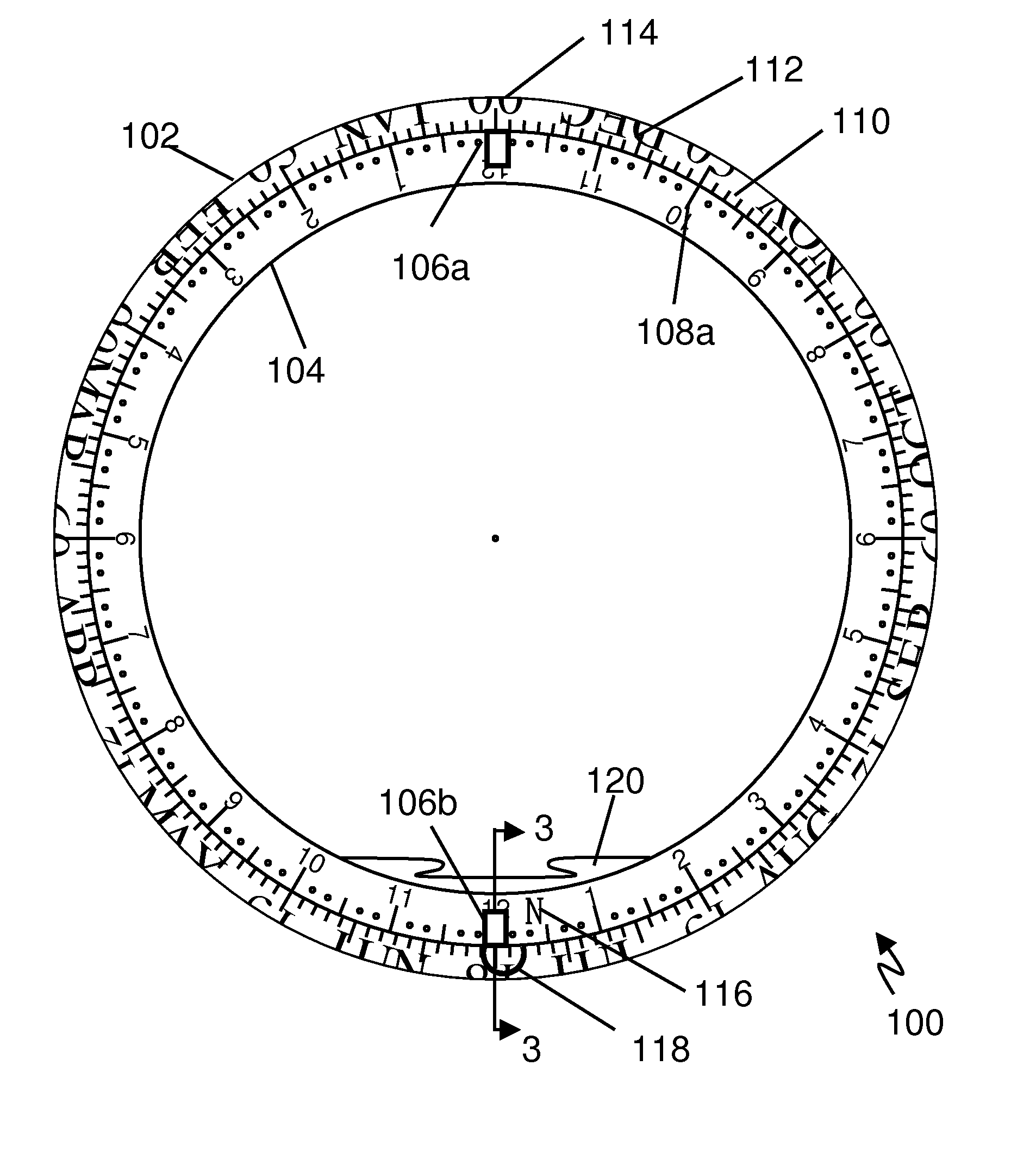 Compact celestial navigation device