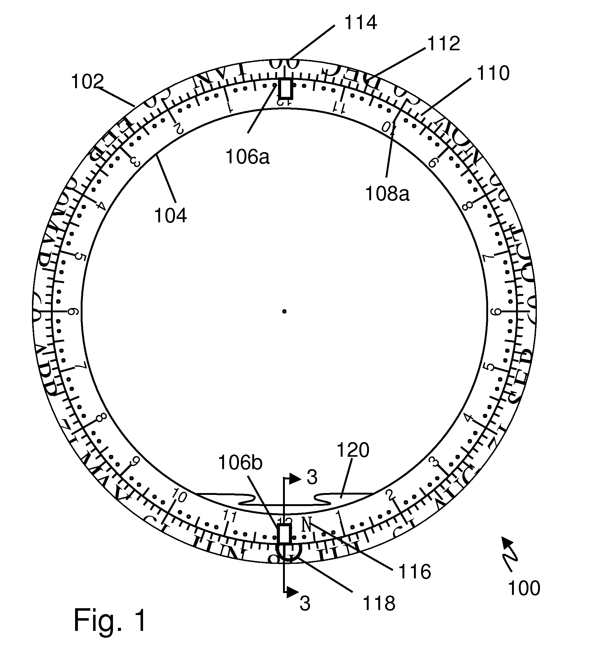 Compact celestial navigation device