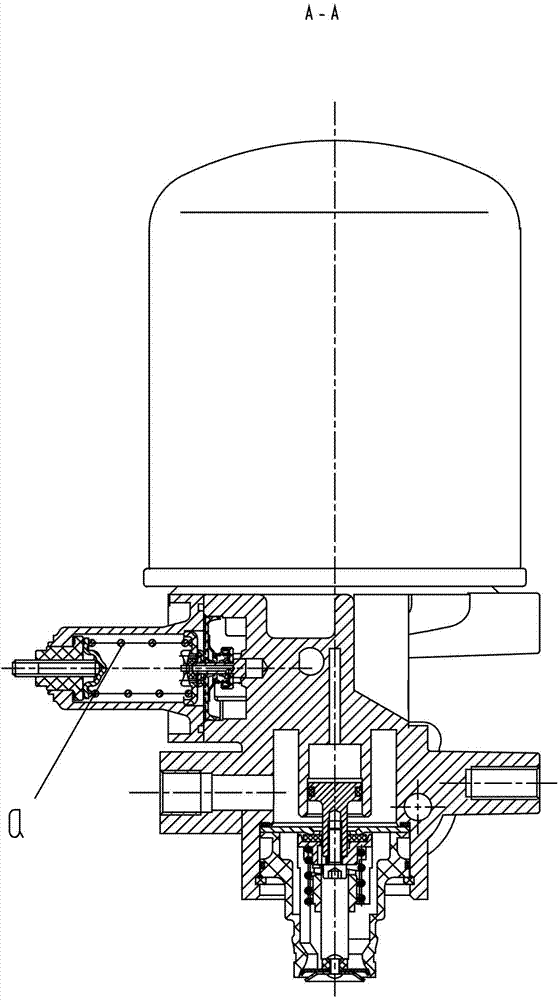 Double-cylinder air drier, compressed air brake system and vehicle