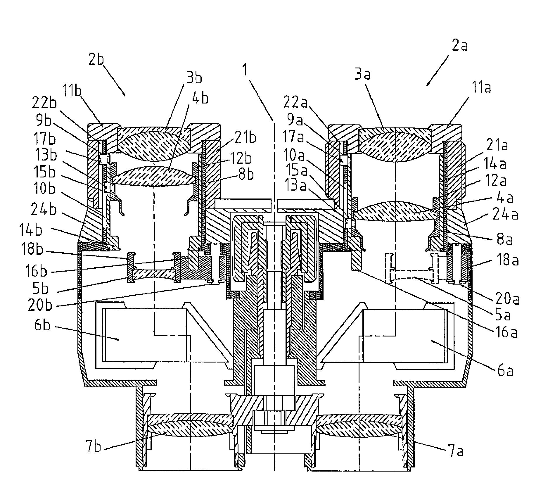 Magnification-varying optical device