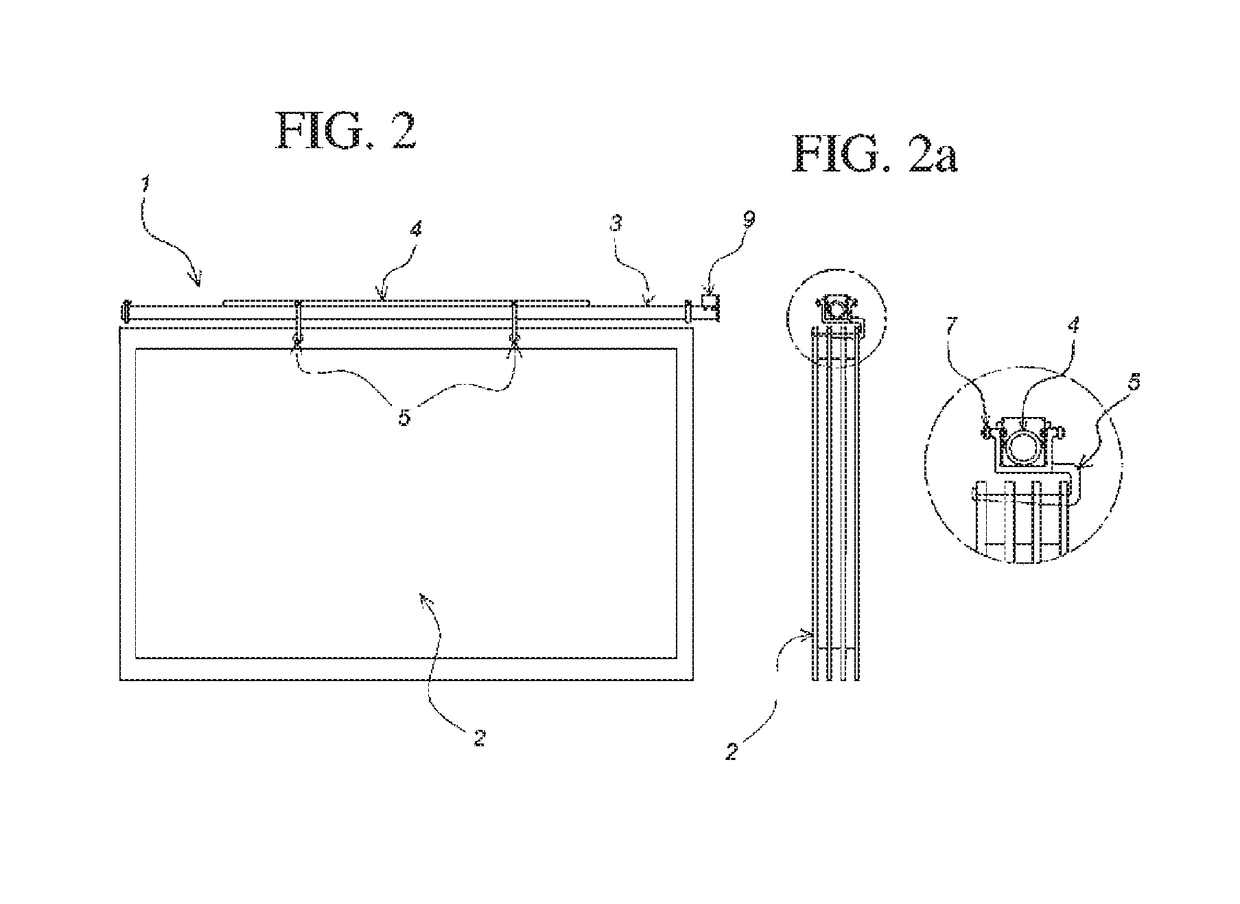 System for handling dies comprising a support and a handler