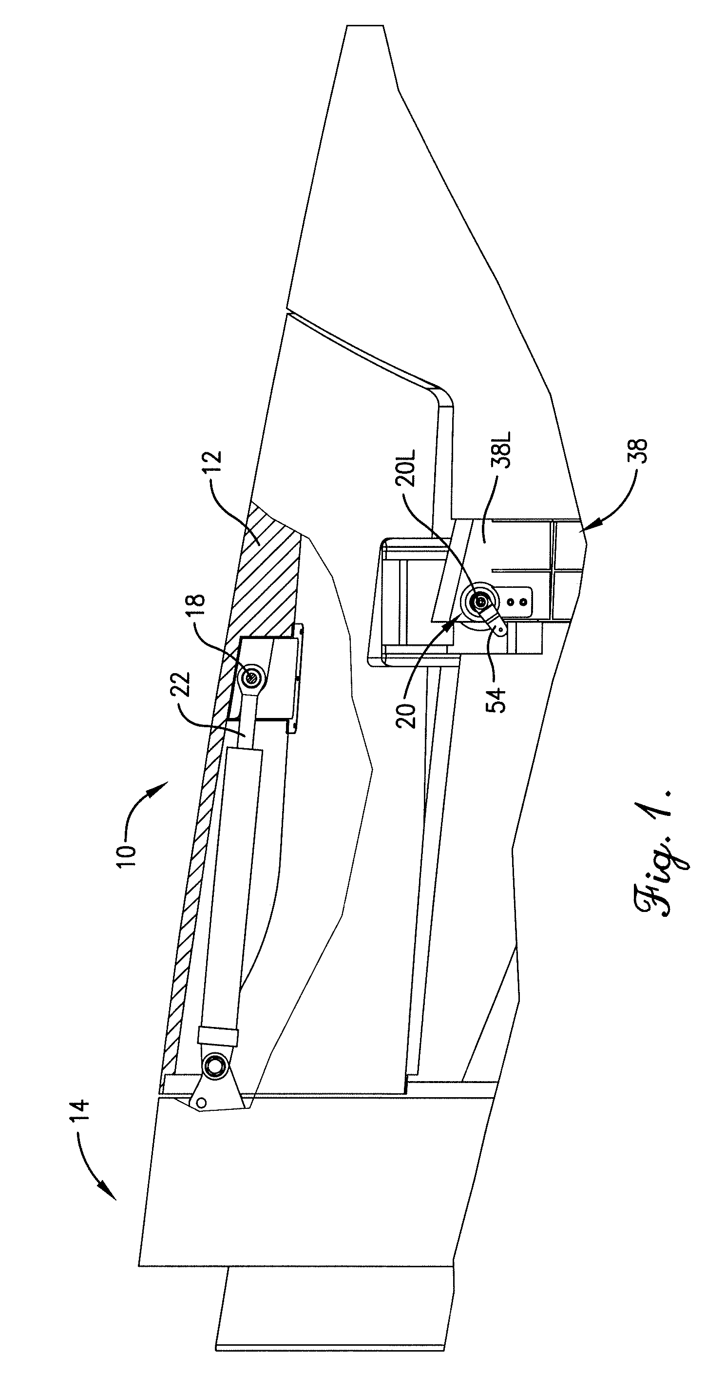 System for adjustment of thrust reverser pivot door