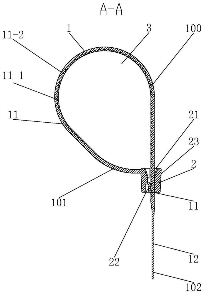 Cervix uteri opening bundling device used during total uterus excision