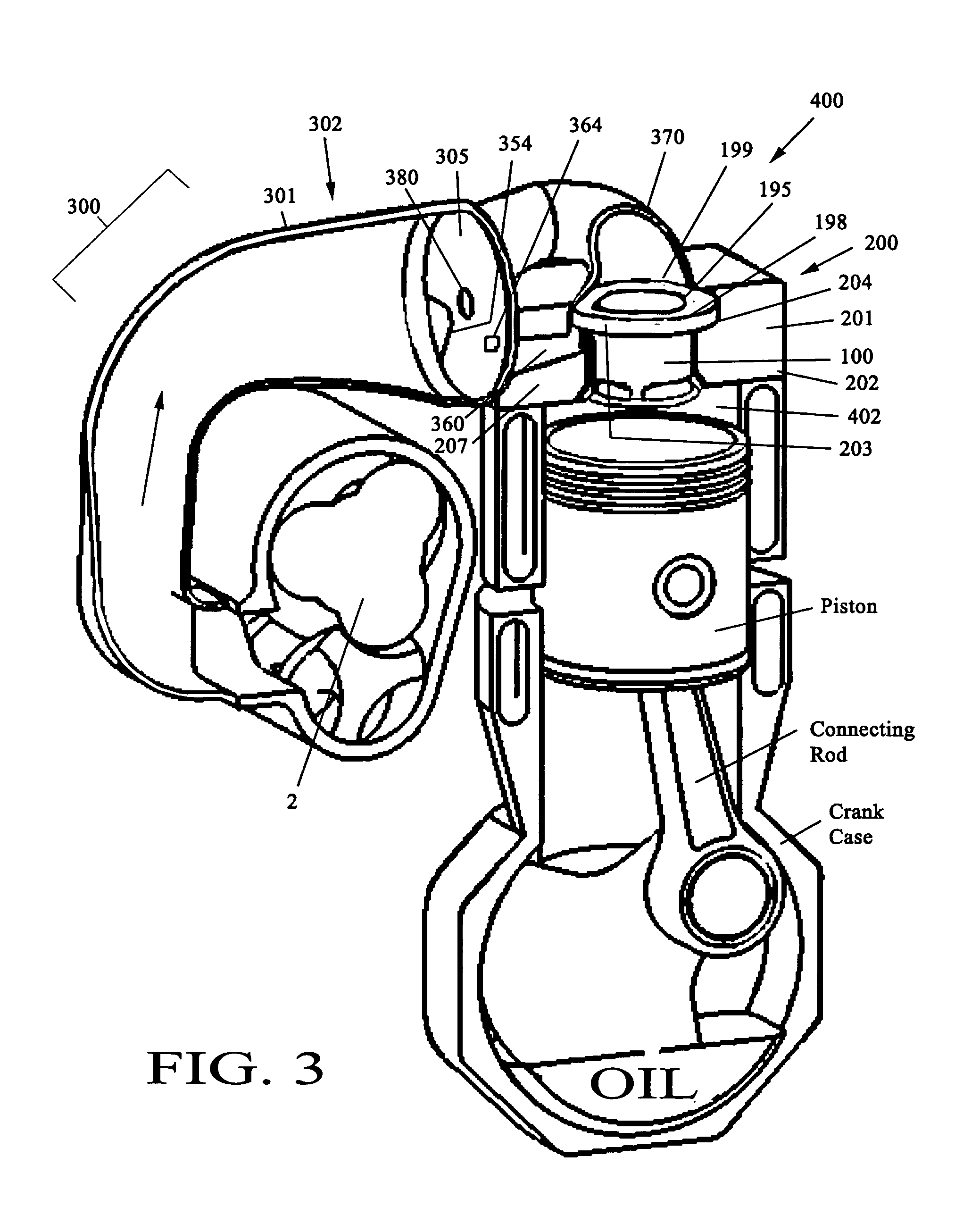 Pneumatically actuated valve for internal combustion engines
