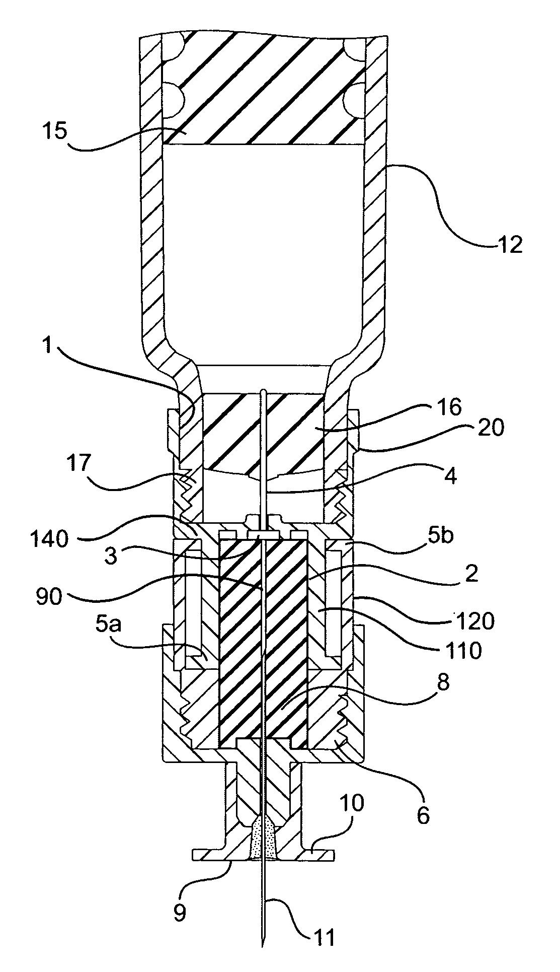 Injection device with secondary reservoir