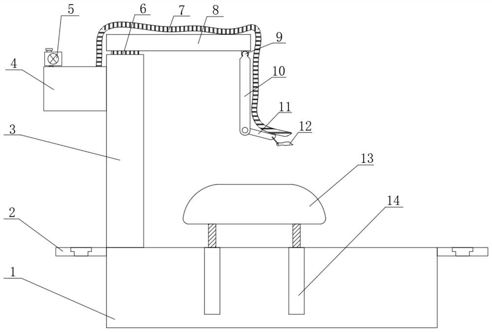 Wool shaving device for animal husbandry