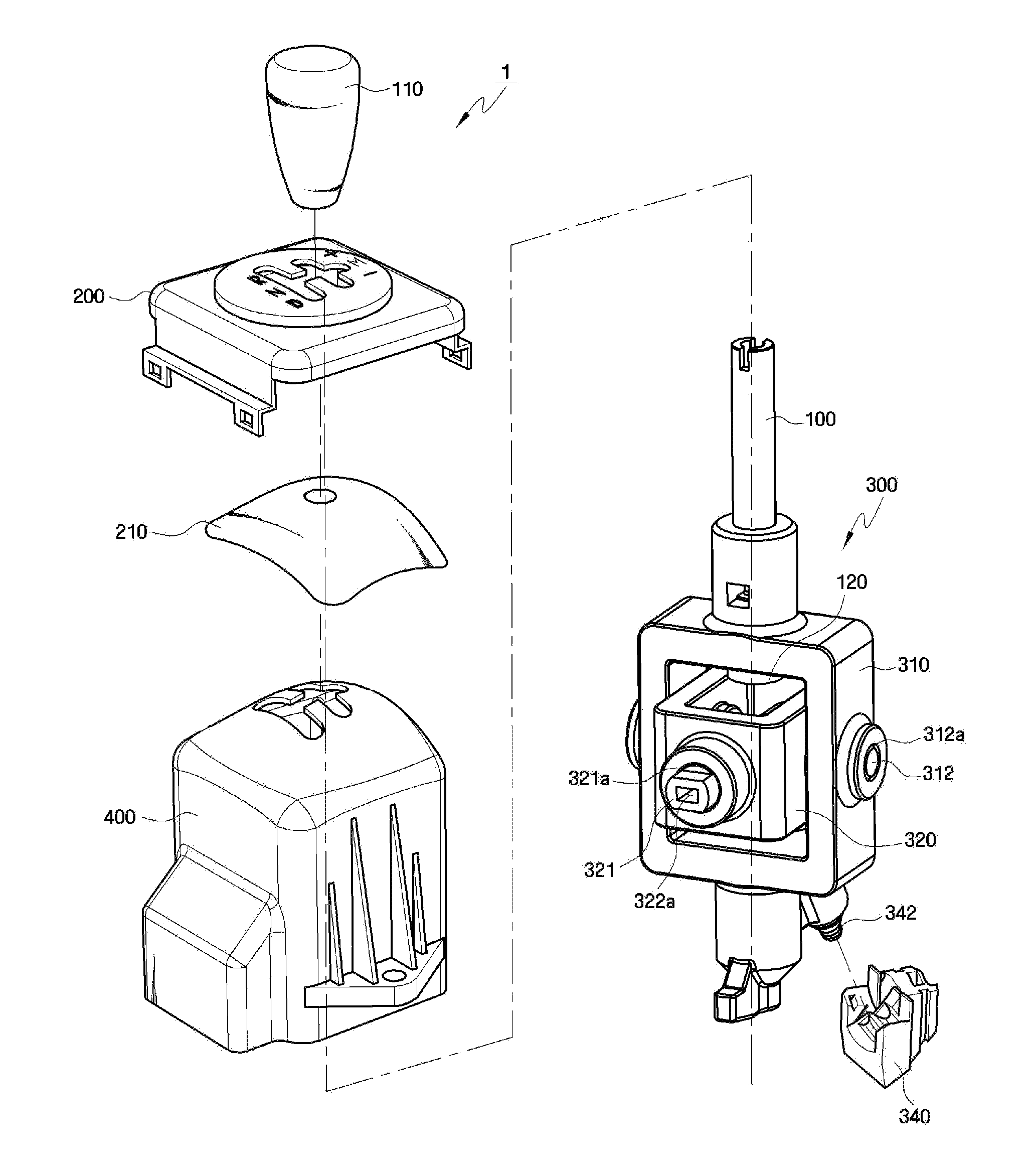 Apparatus for electronically controllable transmission