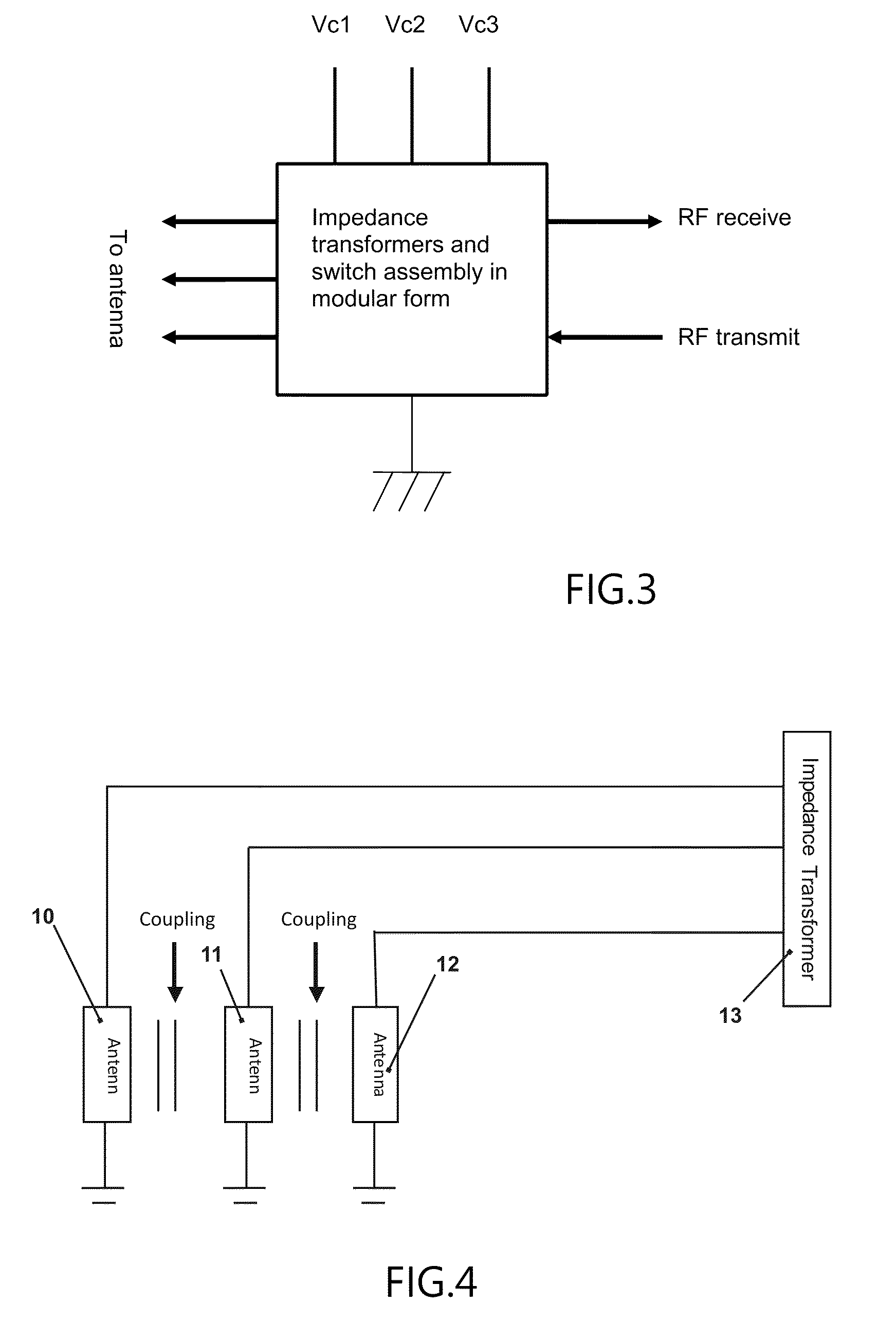 Multi-frequency, noise optimized active antenna