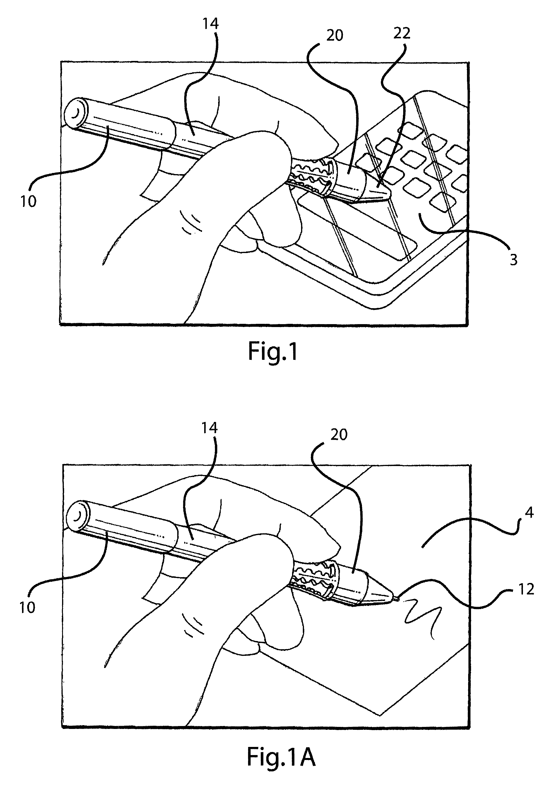 Electrically conductive touch pen