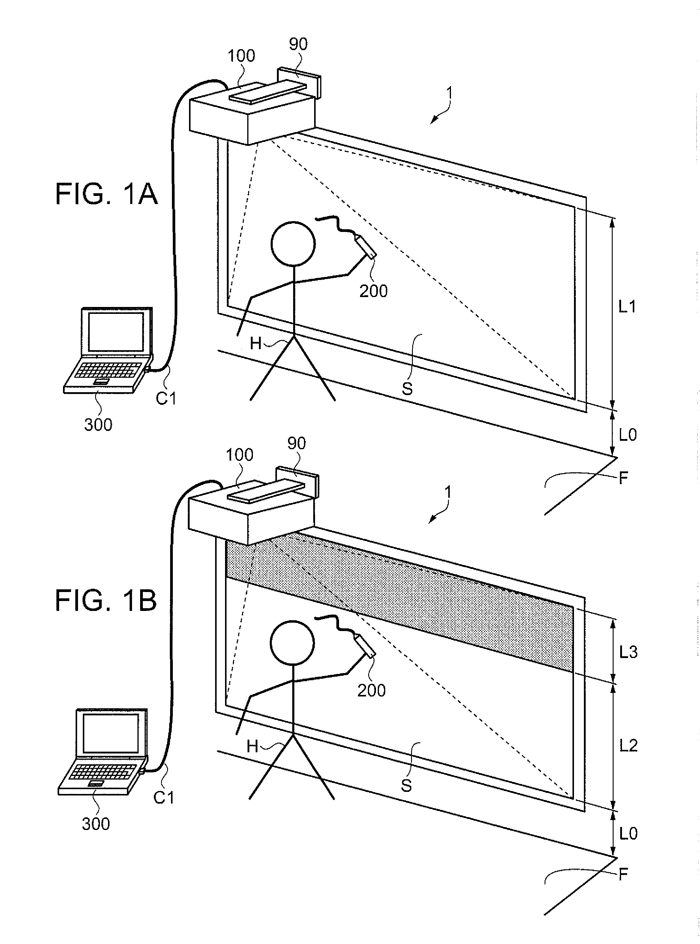 Projector system and control method thereof