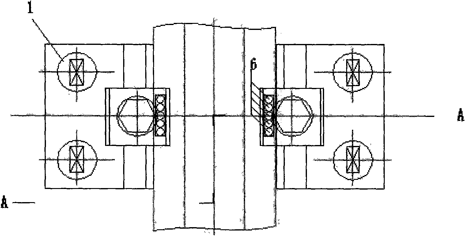 K-shape slipping rail fastener