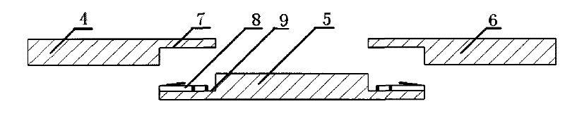 One-way separation type extensible interconnection mother board