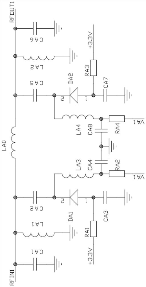 Ultrashort wave frequency hopping combiner module