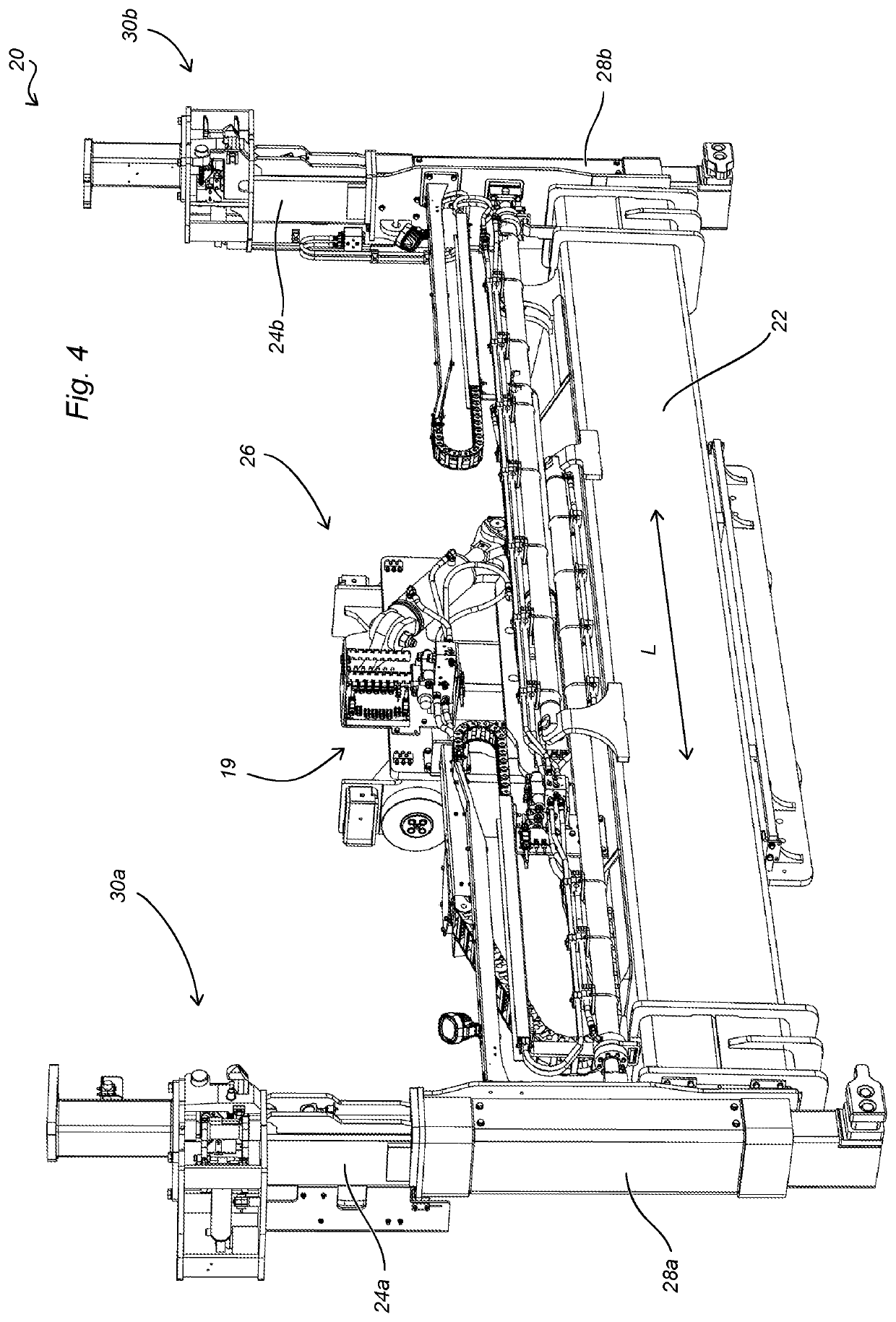 Side lift spreader for lifting intermodal containers, and method of operating a side lift spreader