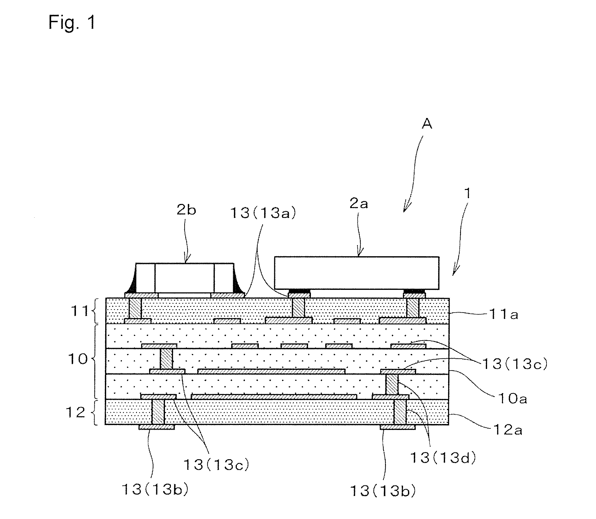 Multilayer ceramic substrate and electronic component using same