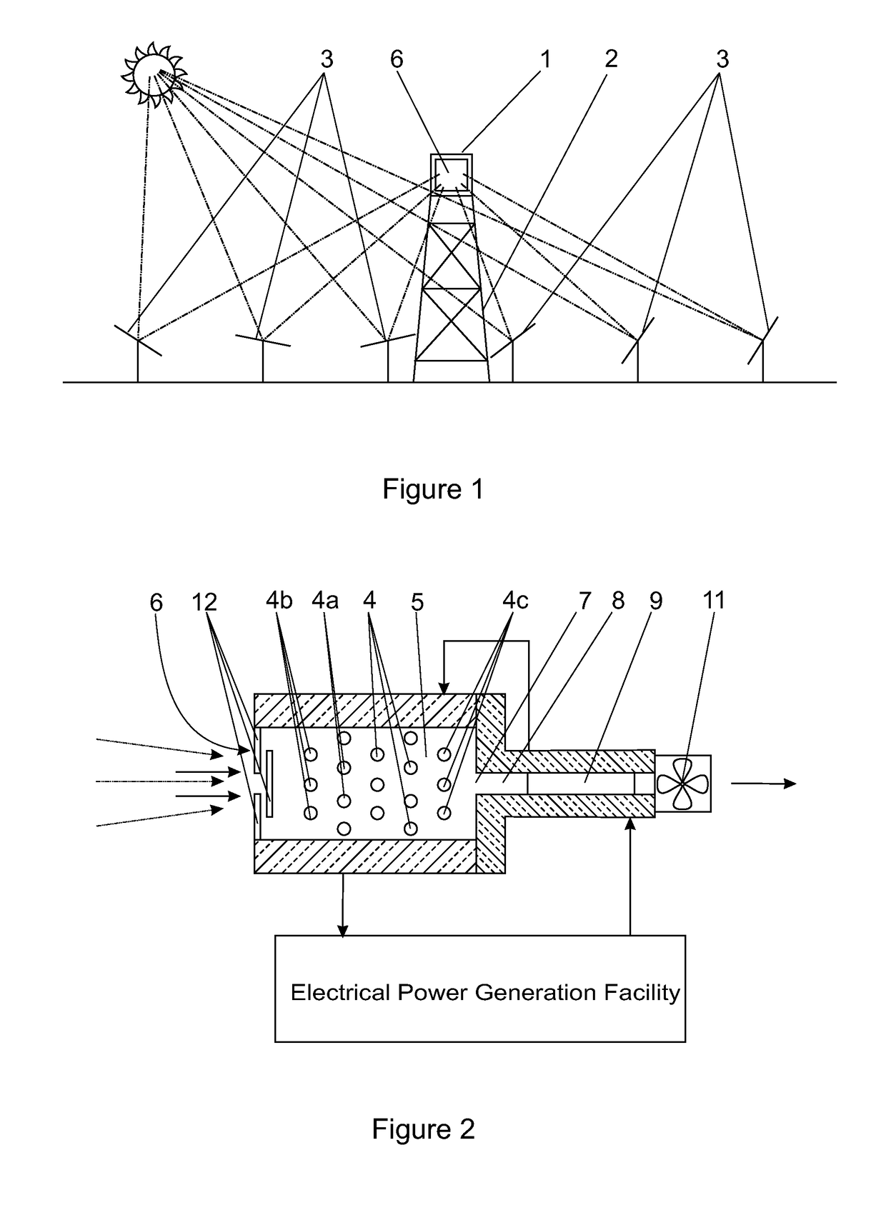 Solar power tower receiver