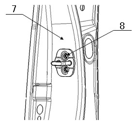 Adjustable car door lock pin mounting accessory