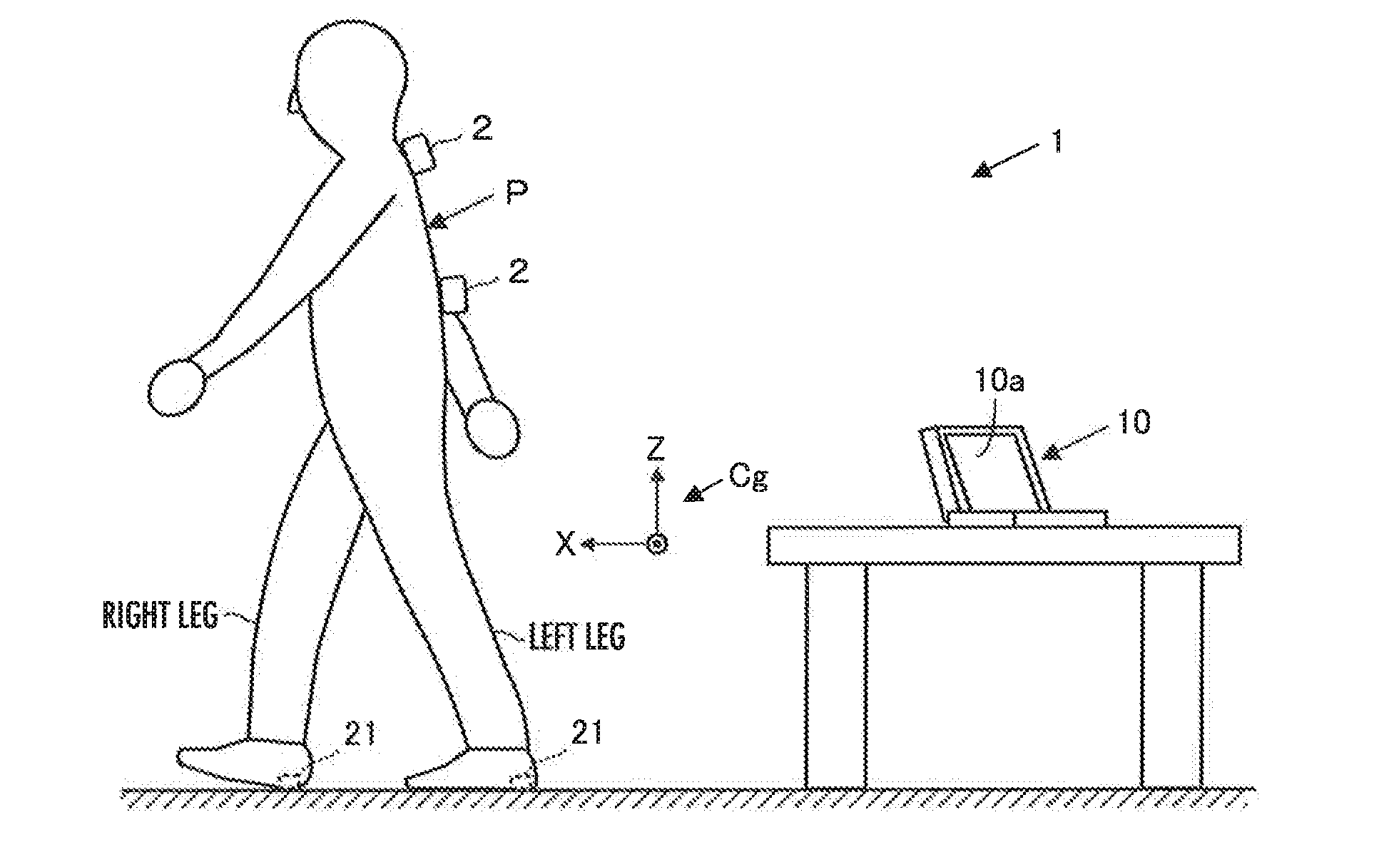 Upper body motion measurement system and upper body motion measurement method