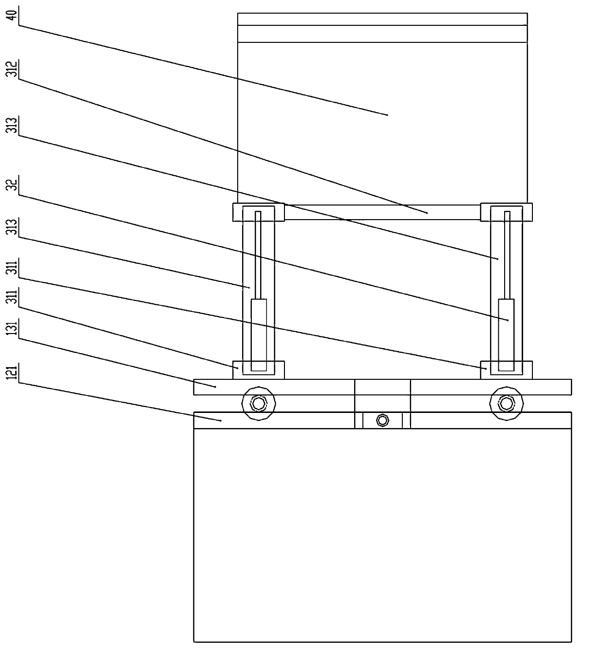 cab-lifting-and-descending-adjustment-device-and-cab-lifting-and