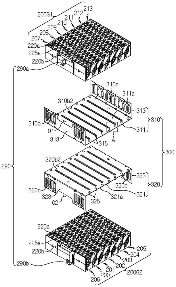 Battery pack comprising mounting structure