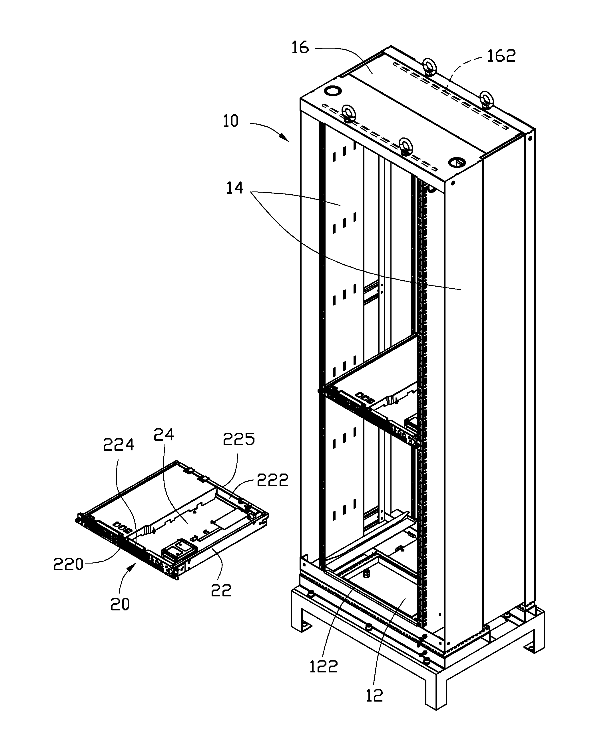 Electronic apparatus with electromagnetic radiation shielding