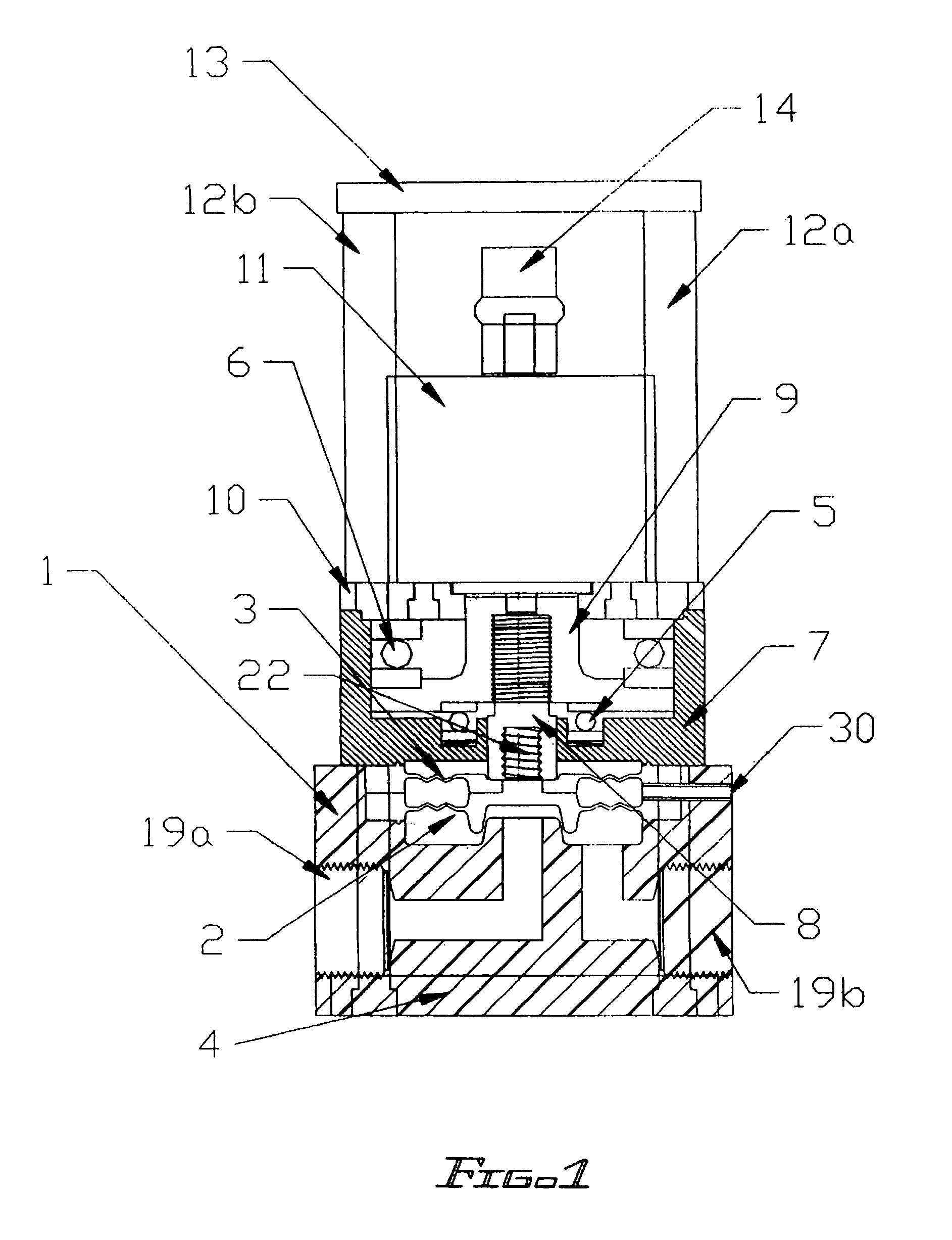 Double diaphragm precision throttling valve