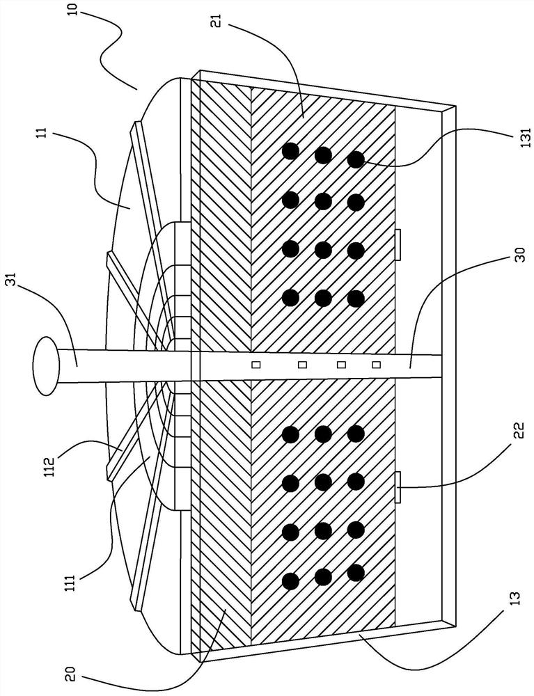 Microscopic simulation device for deep side wall friction resistance of foundation pile