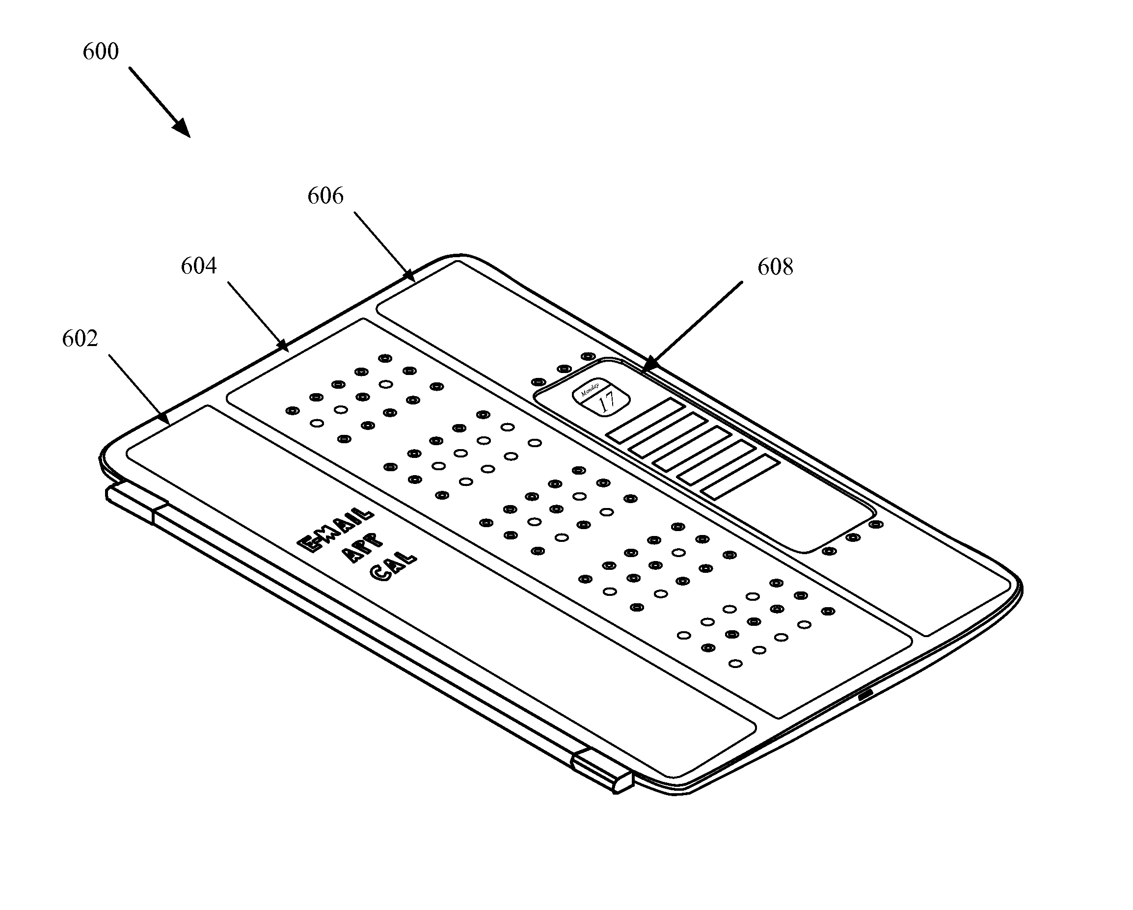 Integrated visual notification system in an accessory device