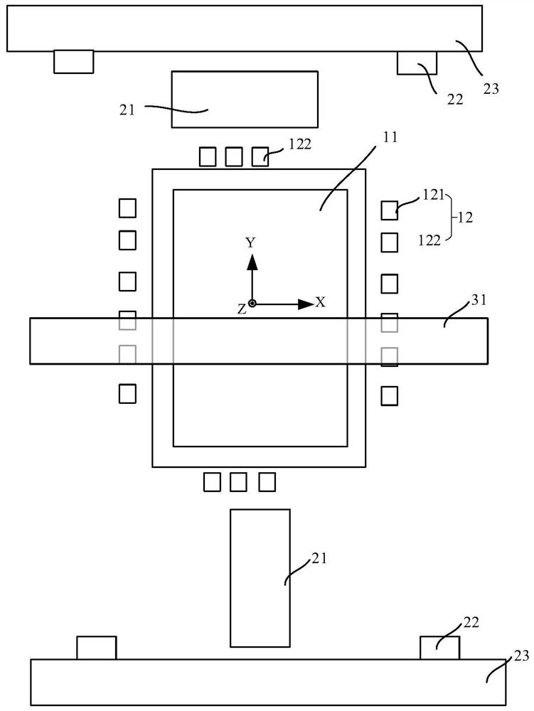 Net stretching device and net stretching method