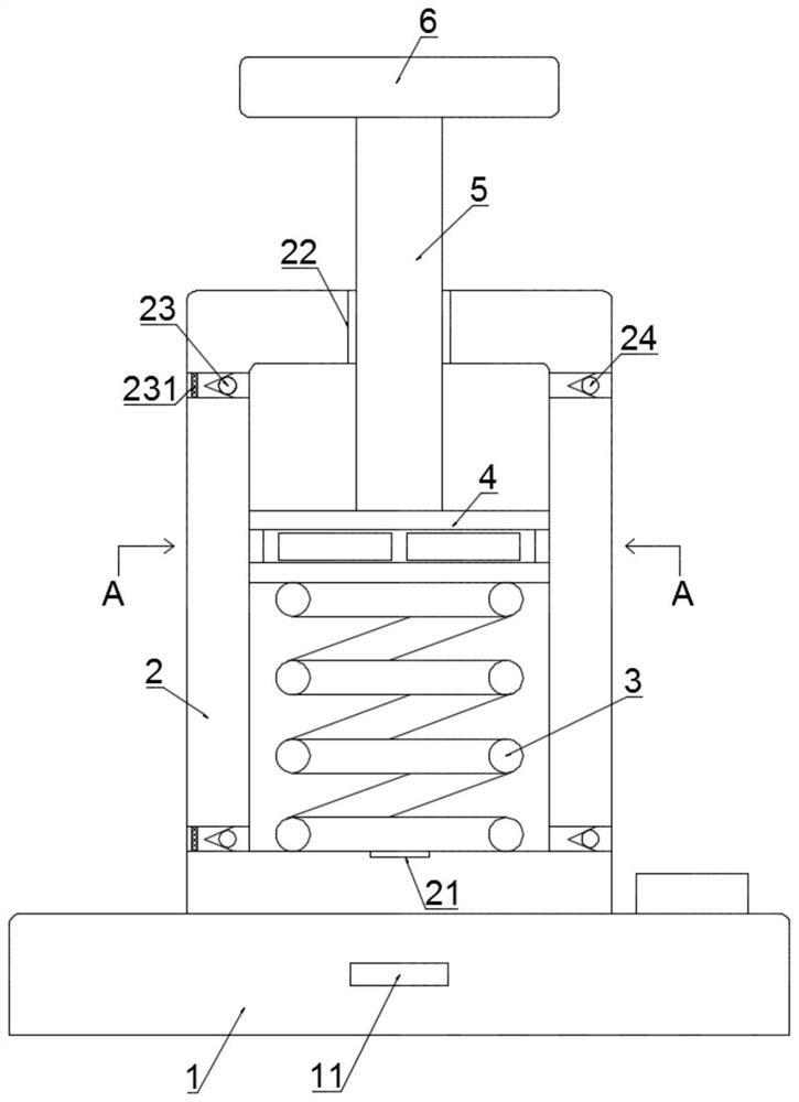 Vibration damping device and method for transplanting machine