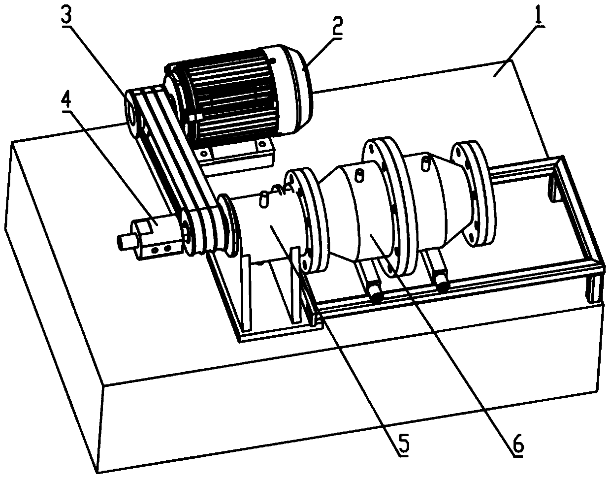 A pin-type double-cone truncated sand mill device
