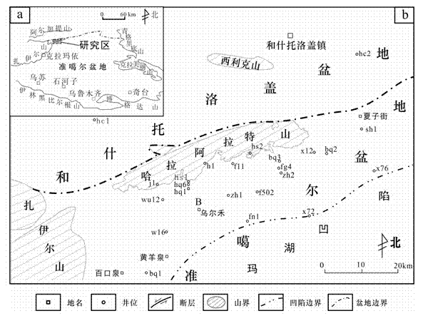 Determining method of complex mountain-front effective source rock and source rock structural model