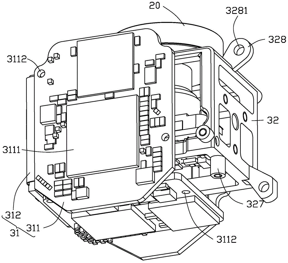 Circuit board device and image acquisition module provided with the circuit board device