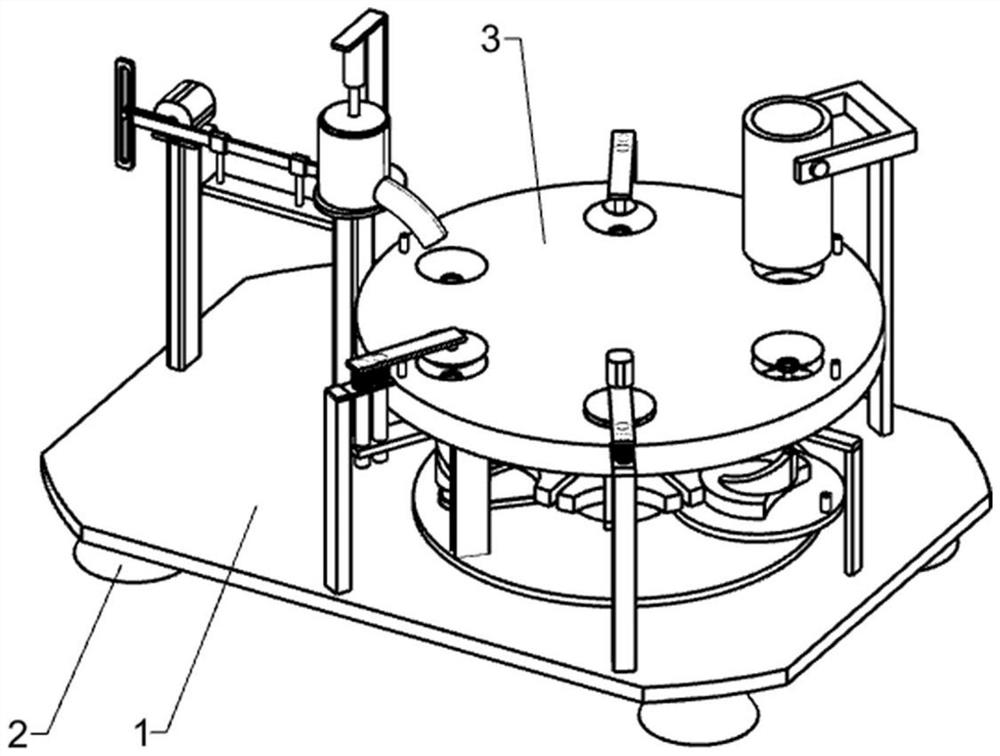 Automatic ceramic bowl blank forming machine