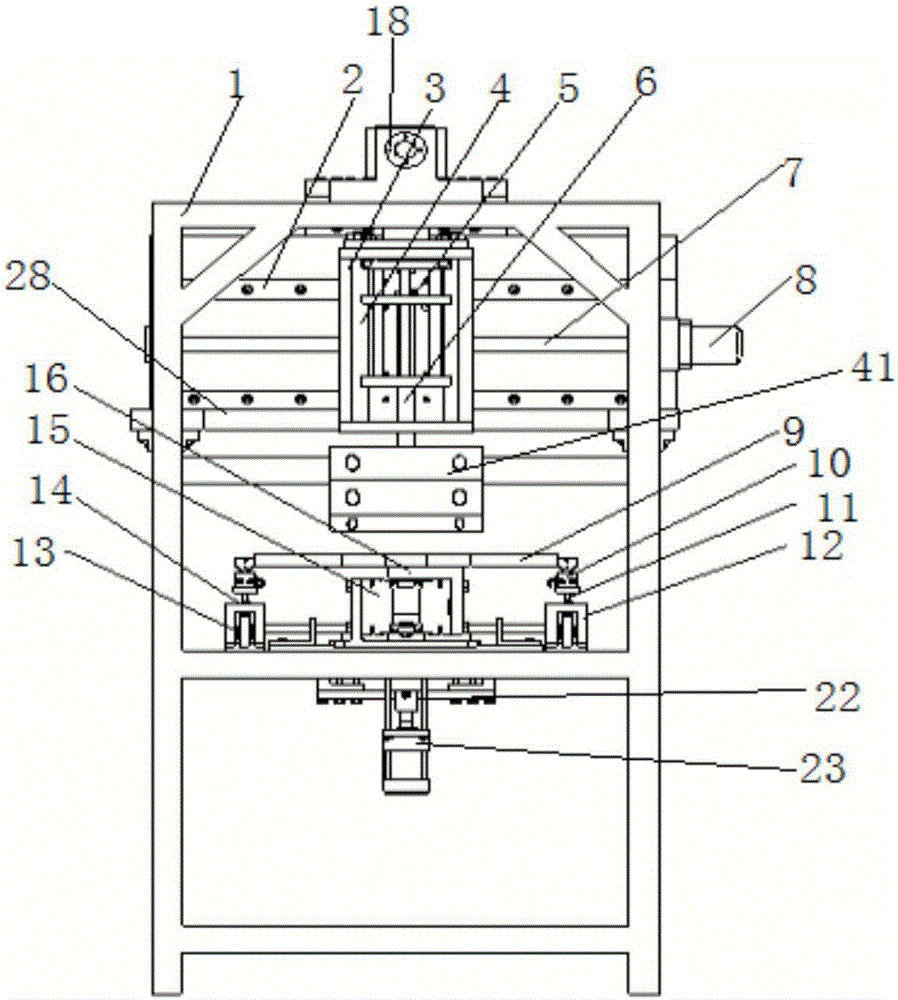 A four-corner error calibration device for a load cell
