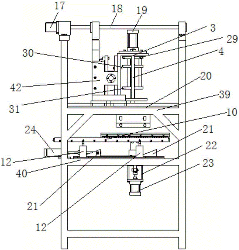 A four-corner error calibration device for a load cell