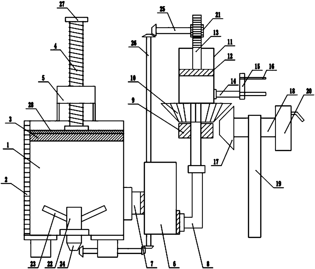 Oil-feed pump for robot