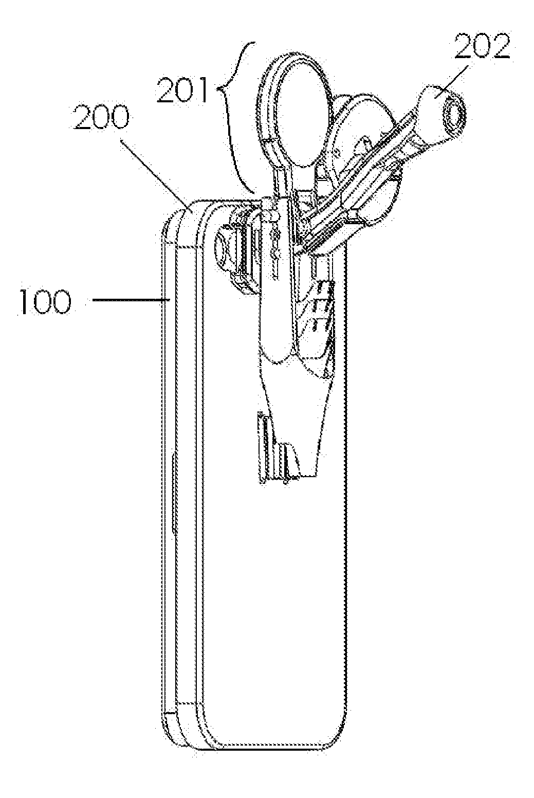 Otoscope attachment to be used in conjunction with a smart phone and a method for its use