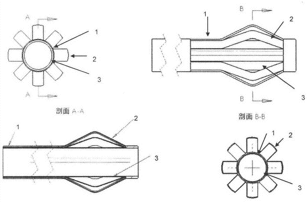 Conduit system with label testing and ablation functions in blood vessels