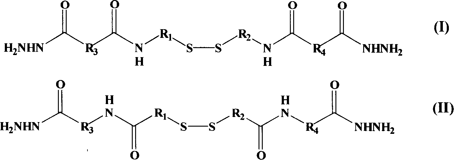 Dihydrazide compound and its preparation method and application