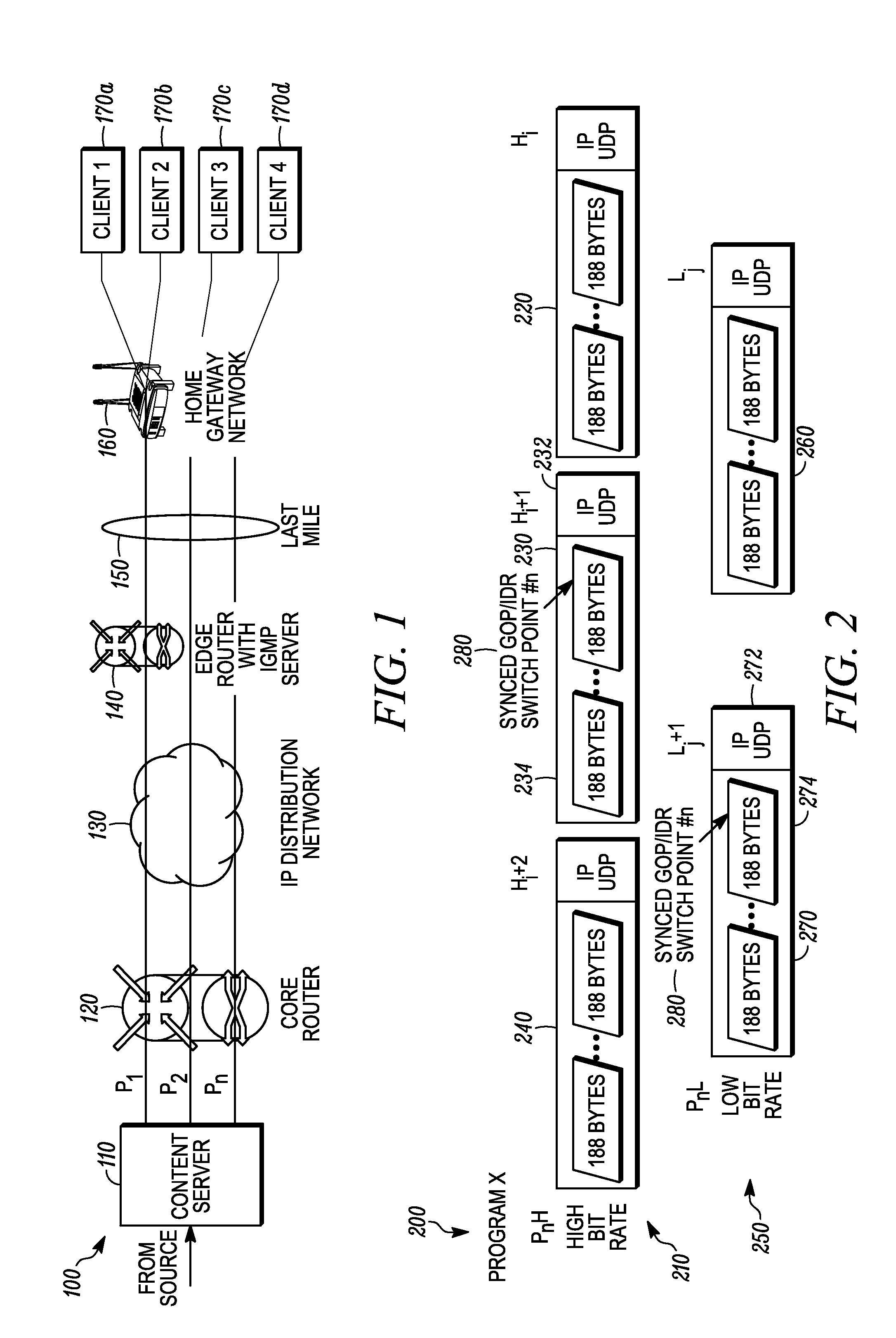 Devices, systems, and methods for adaptive switching of multicast content delivery to optimize bandwidth usage