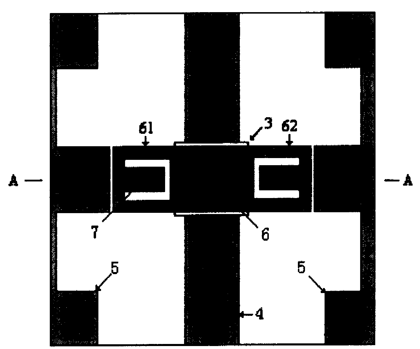 Capacitance type micromechanical switch