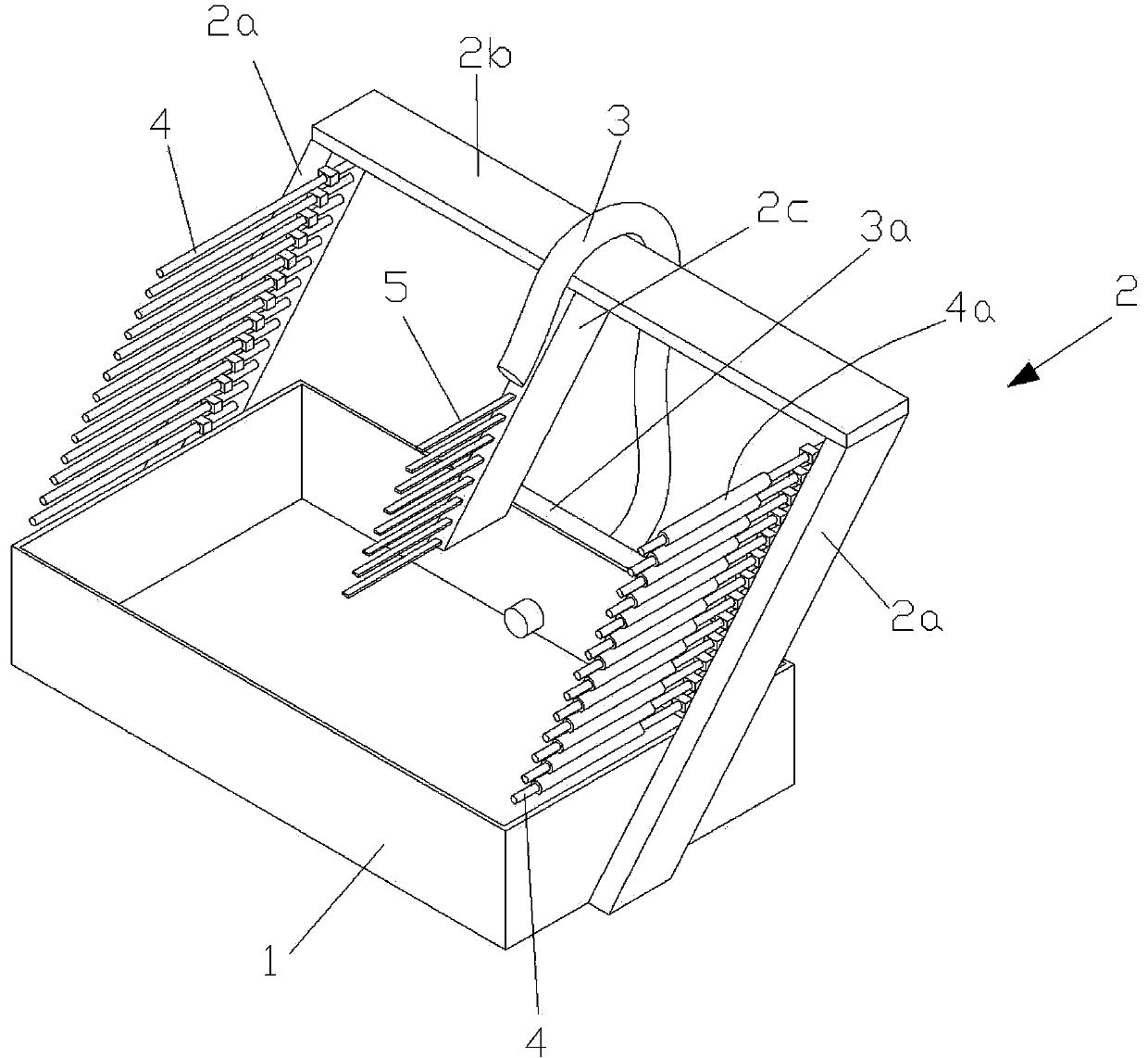 Multi-tape gluing device for paper tube machine