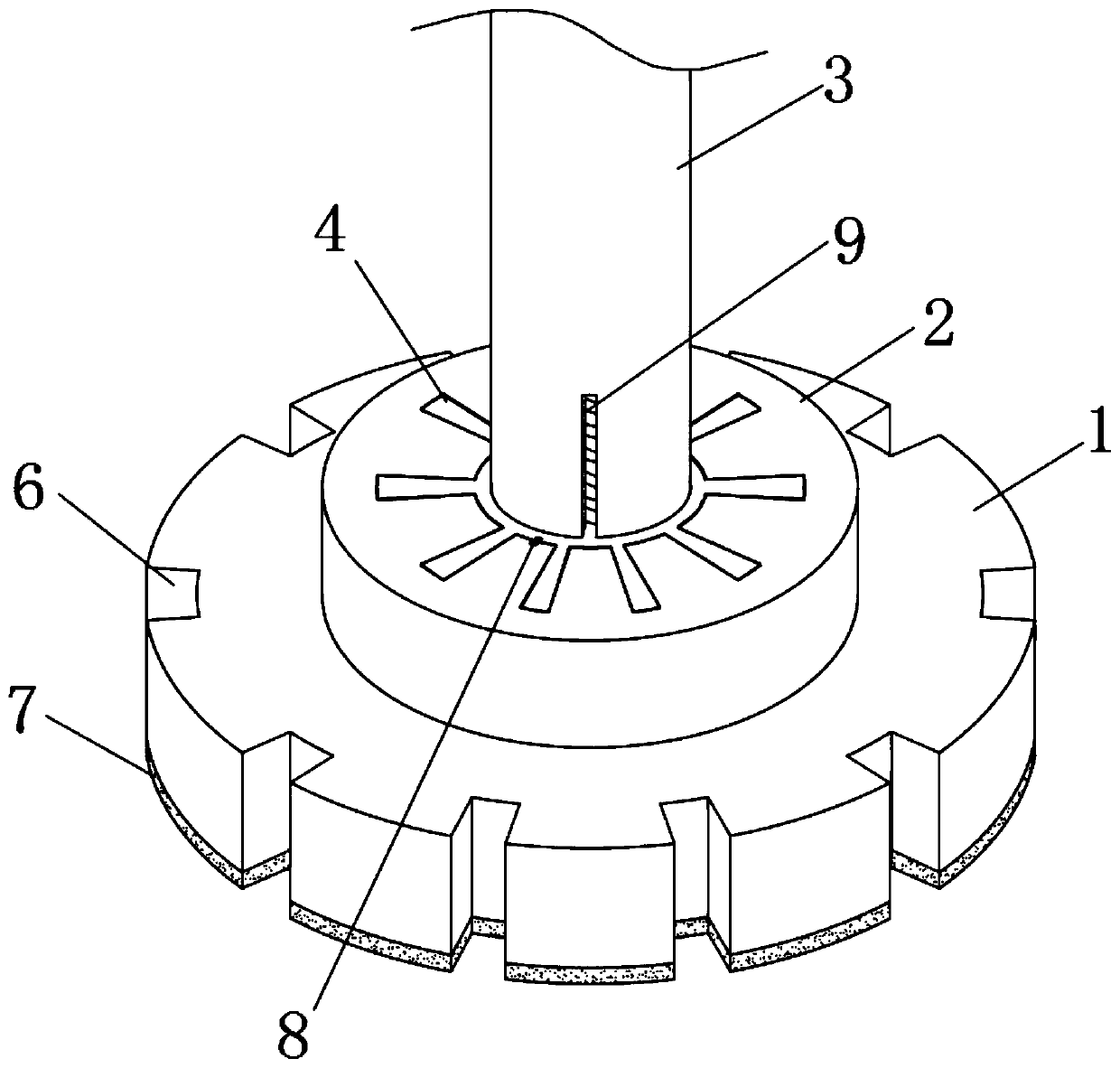 Grinding wheel for resin grinding