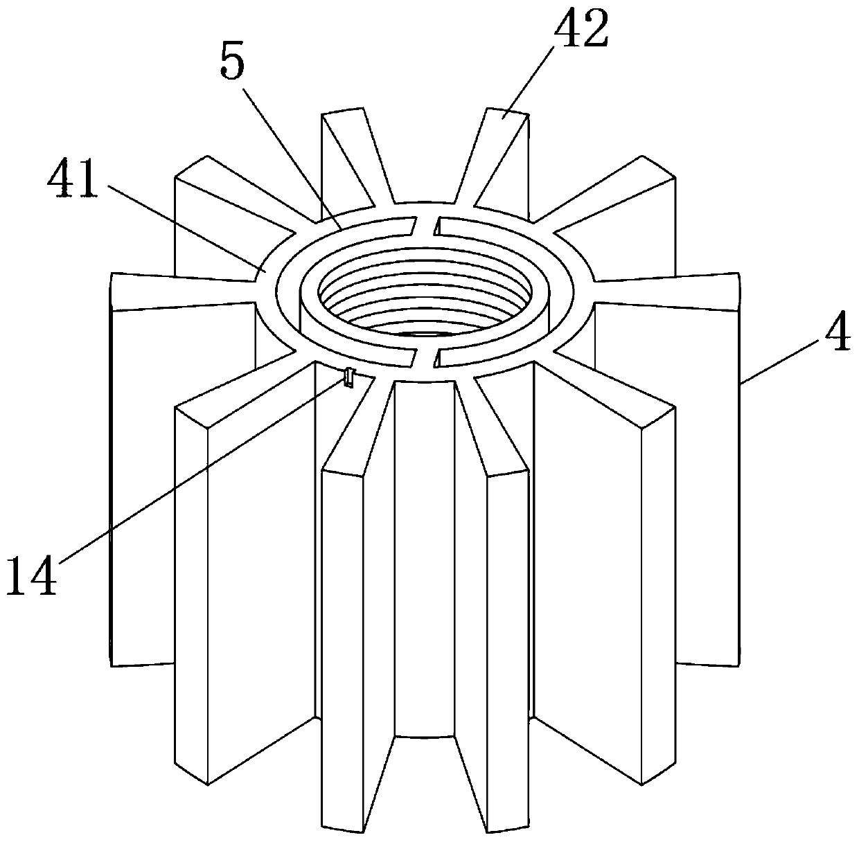 Grinding wheel for resin grinding